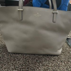 Gray Kate Spade bag